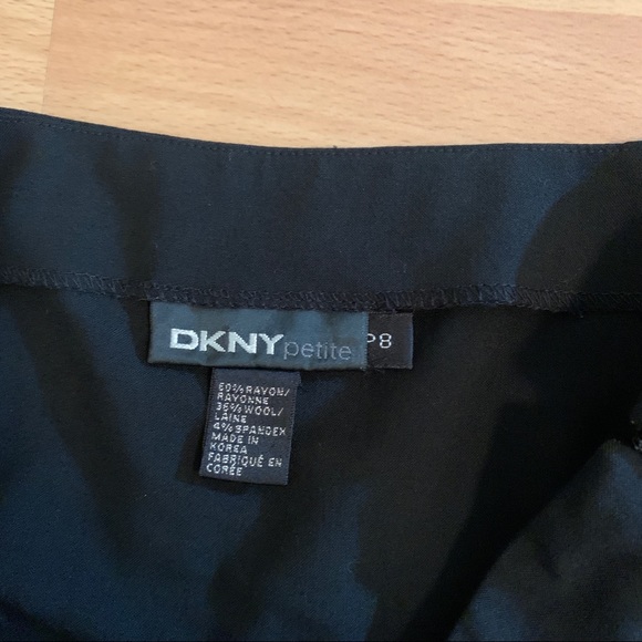 DKNY Black pencil skirt petite 8 - Picture 3 of 4